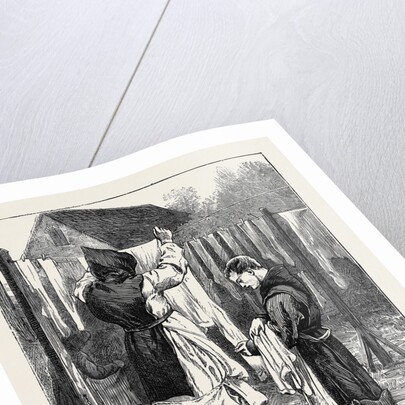 Monastic Life in England: Hanging Out the Clothes by Anonymous
