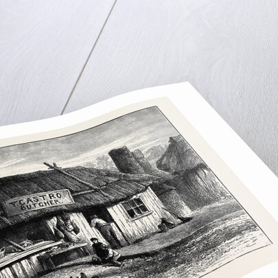 The Shop of Castro the Butcher at Wagga Wagga, Australia by Anonymous