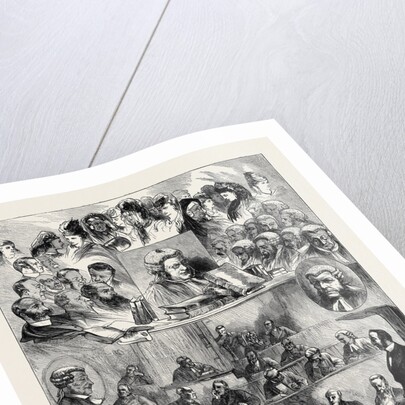 The Tichborne Case: Sketches of Heads in Court, Australia by Anonymous