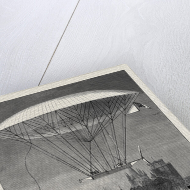 M. Dupuy De Lôme's New Navigating Balloon: The Ascent at Fort Vincennes by Anonymous
