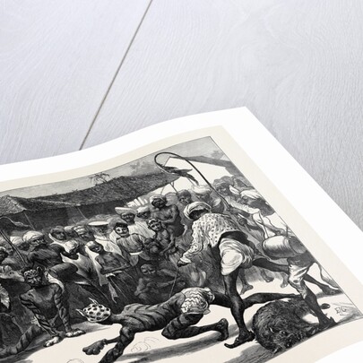 Indian Sketches: Human Tigers at the Mohurrum Festival by Anonymous