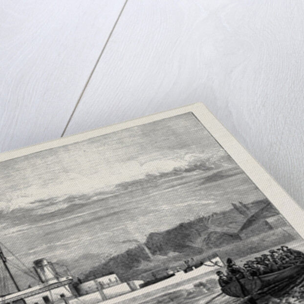 The Navy, H.M.S. Glatton: The Vessel Off Chatham Dockyard by Anonymous