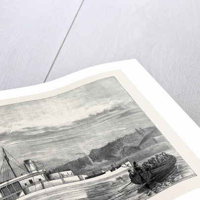 The Navy, H.M.S. Glatton: The Vessel Off Chatham Dockyard by Anonymous