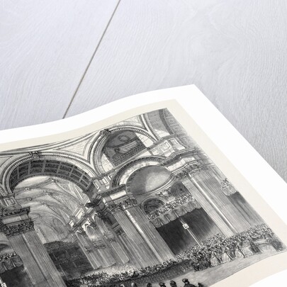 St. Paul's: View Under the Dome During the Service, London by Anonymous