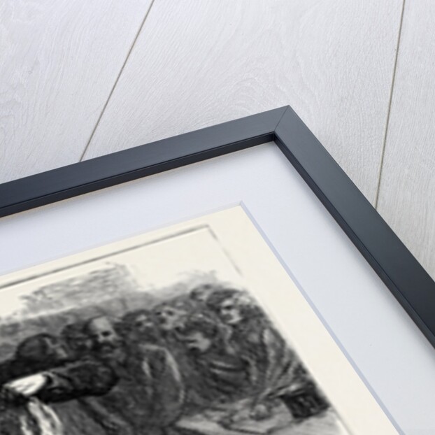 A Sketch in Newgate: The Garotter's Reward, London by Anonymous