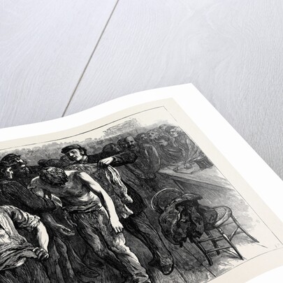 A Sketch in Newgate: The Garotter's Reward, London by Anonymous