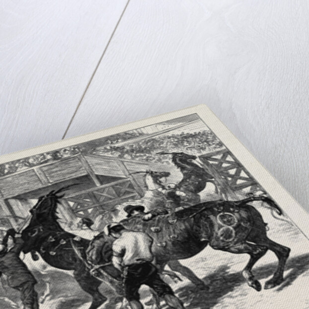 Rome: The Carnival Races: The Barberi Going Up to the Start by Anonymous