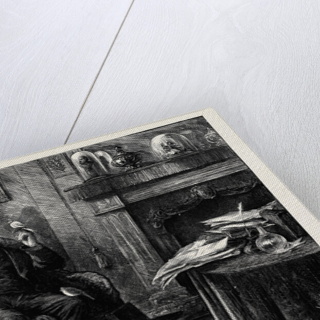 Joseph Mazzini in His Study at Brompton by Anonymous