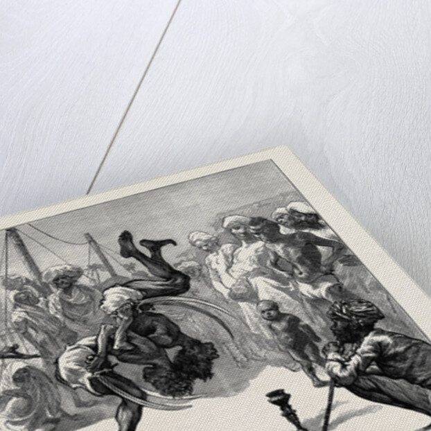 Sketches from India: Tumblers and Jugglers by Anonymous