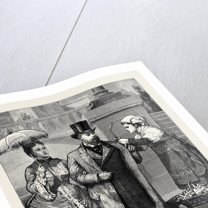 Rome: The Prince and Princess of Wales and the Importunate Flower Girl by Anonymous