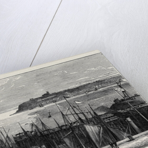 The Marriage of the Marquis of Bute, Sketches at Cardiff: The Mud Cut, Approach to the Bute Docks by Anonymous