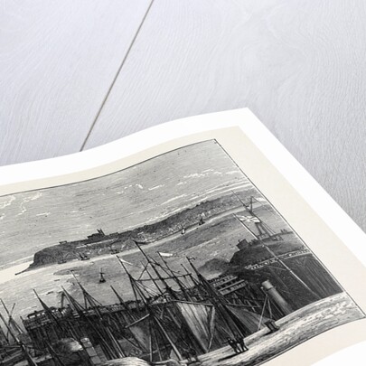 The Marriage of the Marquis of Bute, Sketches at Cardiff: The Mud Cut, Approach to the Bute Docks by Anonymous