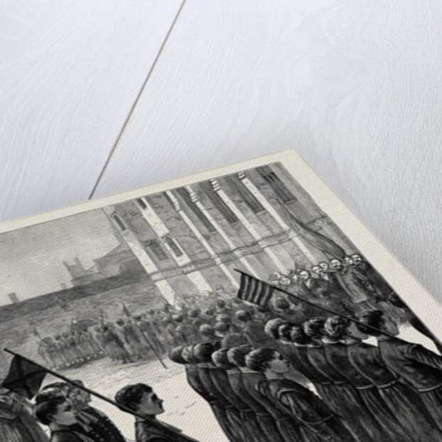General Schenck Inspecting the Blue Coat Boys at Christ's Hospital by Anonymous