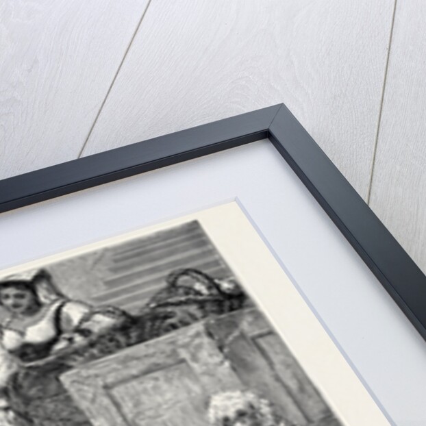 Rome: Shaving Dogs on the Steps of the Trinita De Monti by Anonymous