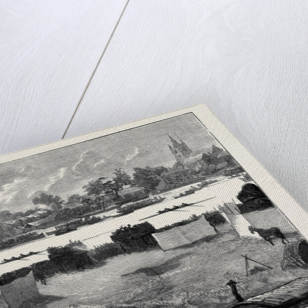 A Sketch of the Boat Race, Passing Chiswick by Anonymous