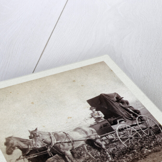 William Gardner in Front and Alex Gardner in the Back 309 Miles West of St. Louis, Missouri, 1867 by Anonymous