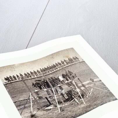Execution of the Conspirators, the Drop. Photographic Incidents of the War from Gardner Photographic Art Gallery, Seventh Street, Washington, Photographer to the Army of the Potomac by Anonymous