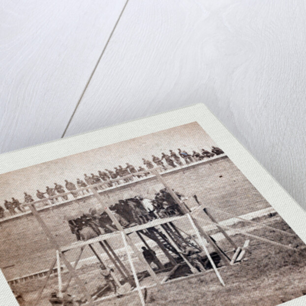 American Civil War: Execution of the Conspirators. The Arrival on the Scaffold. July 7, 1865 by Anonymous