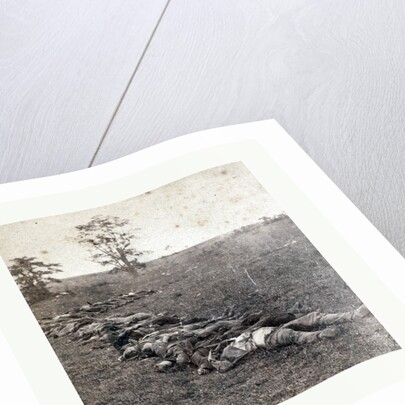 American Civil War: Gathered Together for Burial after the Battle of Antietam, Dead Bodies on the Ground by Anonymous