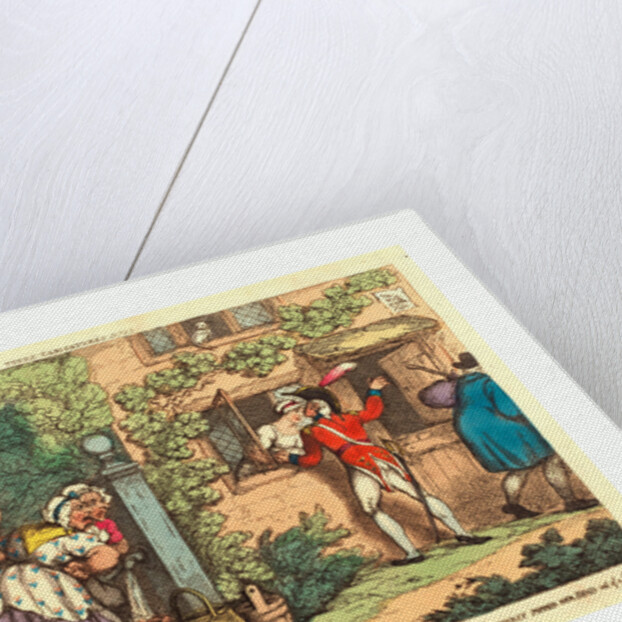 Dying for Love, or Captain Careless Shot Flying by a Girl of Fifteen, Who Unexpectedly Popped Her Head Out of a Casement by Anonymous