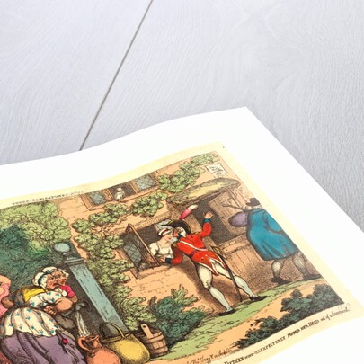 Dying for Love, or Captain Careless Shot Flying by a Girl of Fifteen, Who Unexpectedly Popped Her Head Out of a Casement by Anonymous