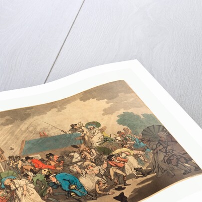 A Squall in Hyde Park, 1791 by Anonymous