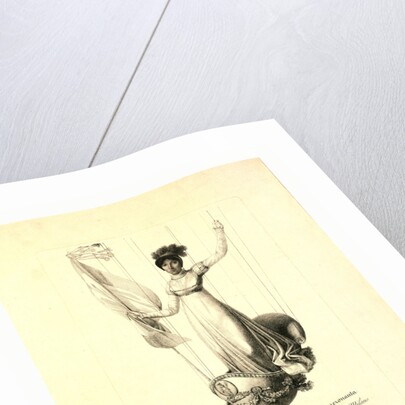 M.S. Blanchard, (Madeleine Sophie Armand) French Aeronaut by Anonymous