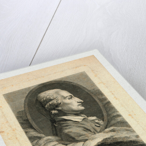 Oval Head-and-Shoulders Profile Portrait of French Balloonist Jean-François Pilâtre De Rozier. by Anonymous