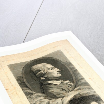 Oval Head-and-Shoulders Profile Portrait of French Balloonist Jean-François Pilâtre De Rozier. by Anonymous