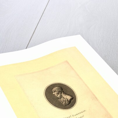 Oval Head-and-Shoulders Profile Portrait of French Balloonist and Parchutist A.J. Garnerin. by Anonymous