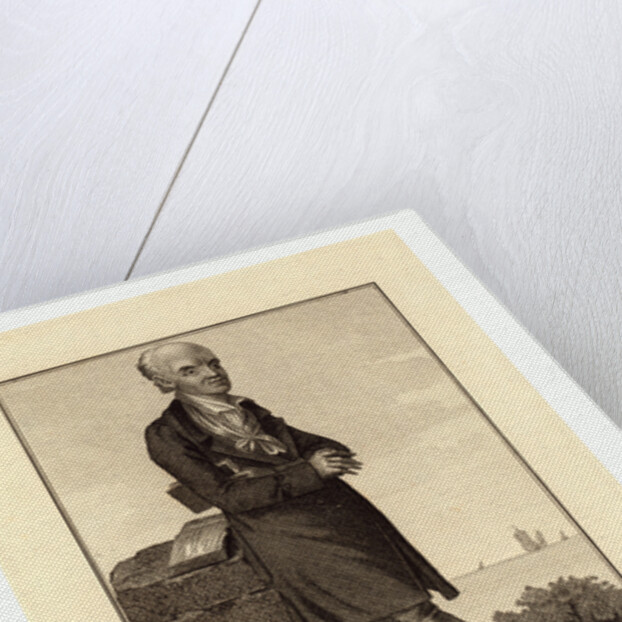 Full-Length Portrait of French Astronomer Joseph Jérôme Lalande. by Anonymous