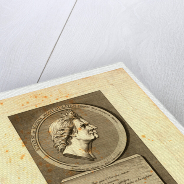 Bust-Length Double Profile Portrait of the Montgolfier Brothers, French Ballonists by Anonymous