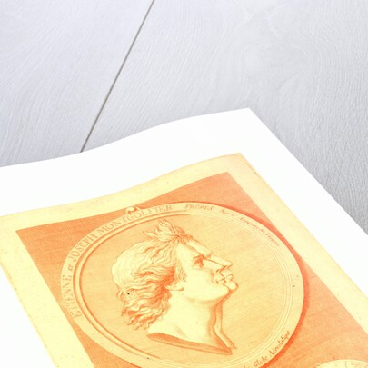 Bust-Length Double Profile of the Montgolfier Brothers, French Balloonists by Anonymous