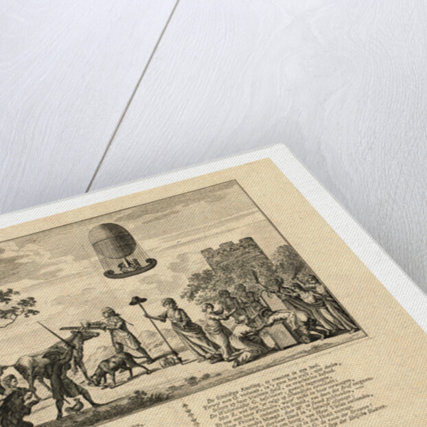 Dees Nederlandsche Koe, Altoos Waereld-Grooten, Dutch Political Cartoon About the Partitioning of the Netherlands by Anonymous