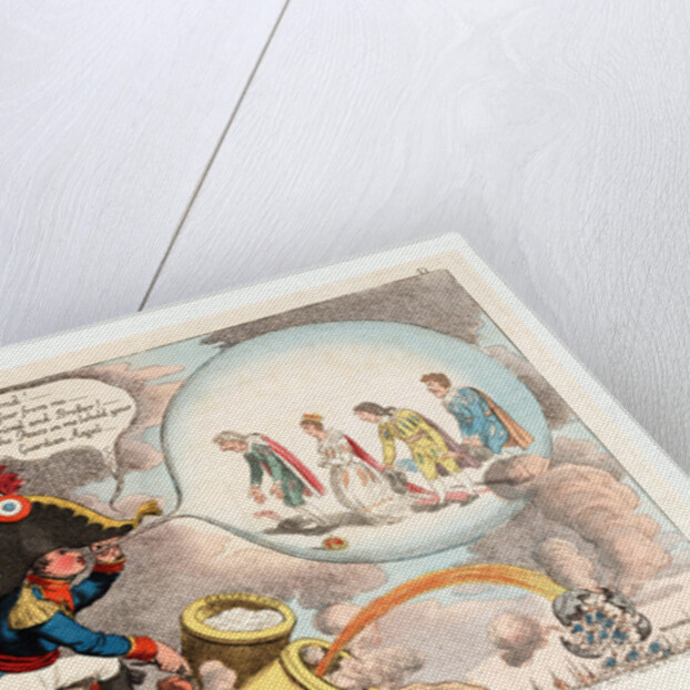 Boney at Bayonne Blowing a Spanish Bubble by Anonymous