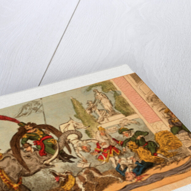 The Rehearsal or the Baron and the Elephant by Anonymous