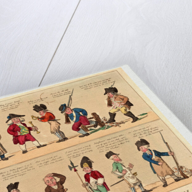 A Return from a March or a False Alarm in a Country Village by Anonymous