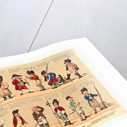 A Return from a March or a False Alarm in a Country Village by Anonymous