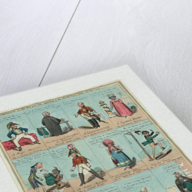 Characters in the New Piece Now Poforming at the Theatre Royal Cotten Garden 1820 by Anonymous