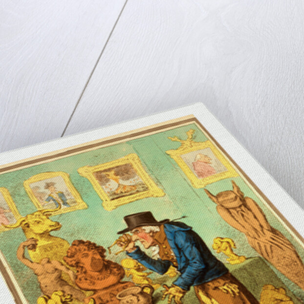 A Cognocenti Contemplating Ye Beauties of Ye Antique by Anonymous