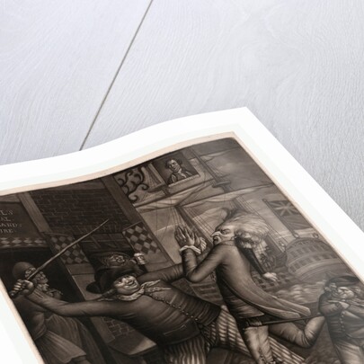 An English Jack-Tar Giving Monsieur a Drubbing by Anonymous