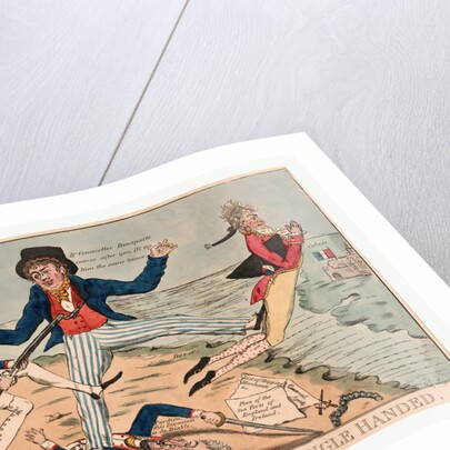 John Bull Fighting the French Single Handed by Anonymous