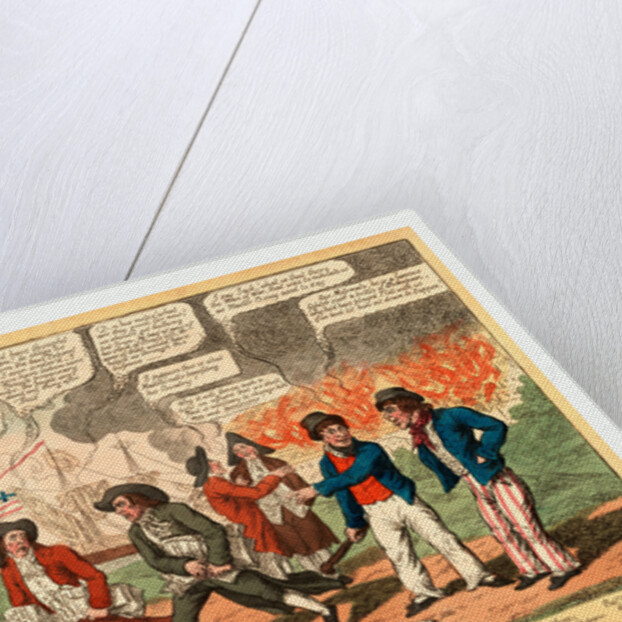 The Fall of Washington or Maddy in Full Flight by Anonymous