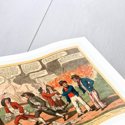 The Fall of Washington or Maddy in Full Flight by Anonymous