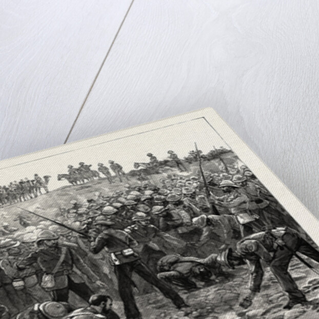 The Rush for Water at the Abu Halfa Wells on the Way to Gubat—an Incident of Sir Herbert Stewart's Second Desert March by Anonymous