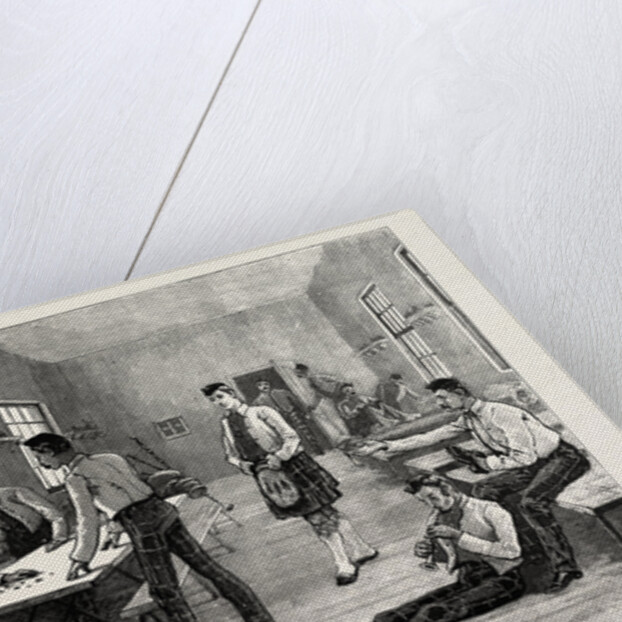 The Royal Wedding, Dividing the Princess Beatrice's Wedding Cake at the Barracks, Windsor Castle by Anonymous