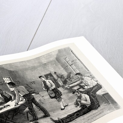 The Royal Wedding, Dividing the Princess Beatrice's Wedding Cake at the Barracks, Windsor Castle by Anonymous