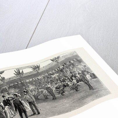 Prince Albert Victor Planting a Tree in the Cleethorpes Cliff Gardens by Anonymous