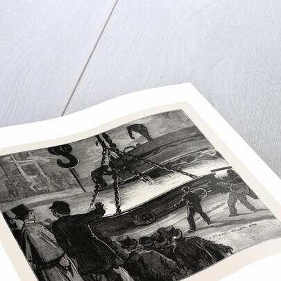Prince Albert Victor at Sheffield and Cleethorpes: Rolling an Armour-Plate for the Galatea by Anonymous