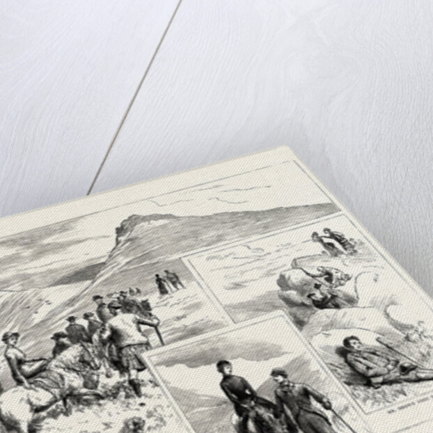 A Picnic in Scotland. The Ascent. by Anonymous